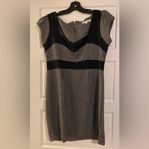 Costa Blanca | y2k black and white cotton short sleeve dress | size xl